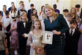 Detský čin roka - návšteva u pani prezidentky