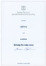 212. ročník projektu prebieha pod záštitou prezidentky Slovenskej republiky Zuzany Čaputovej
